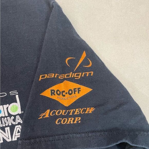 VINTAGE Billboard Latina Graphic T-shirt Men Large Black Short Sleeve Music - Picture 4 of 8